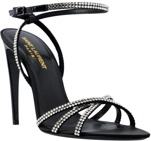 Saint Laurent Sandal Black Zwart