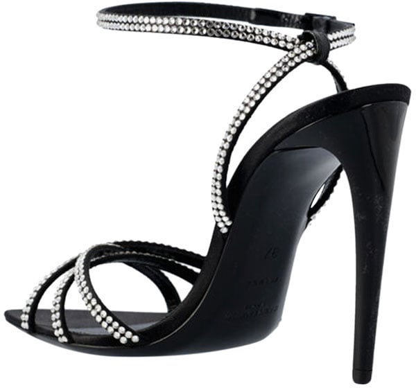 Saint Laurent Sandal Black Zwart