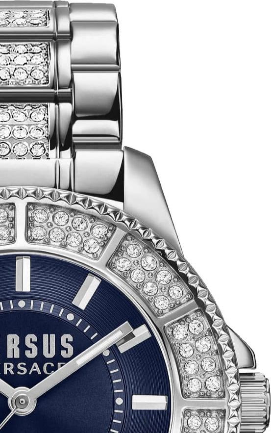 Versace ✅ Weekenddeal! VSPH74119 Tokyo dames horloge Blauw