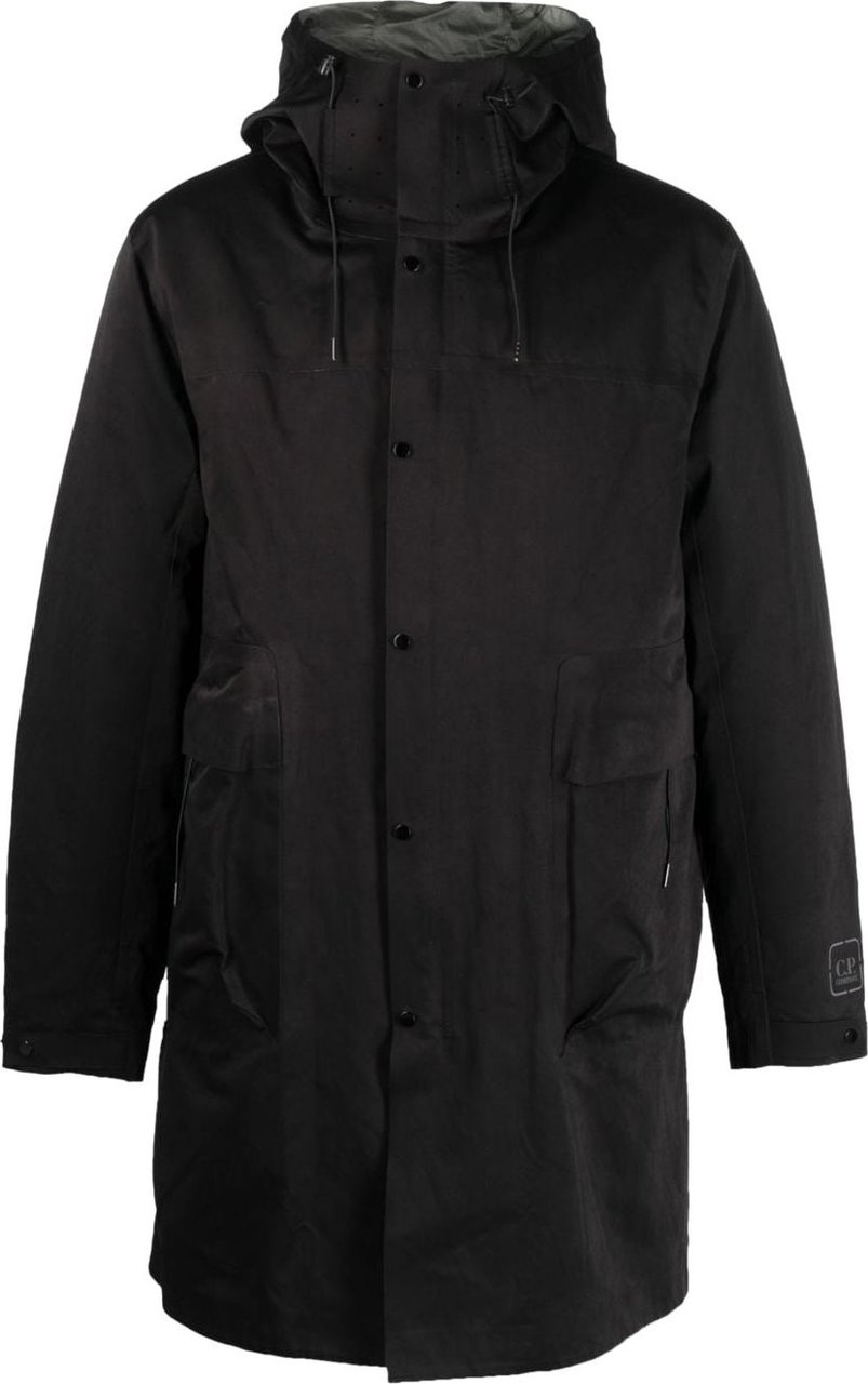 CP Company Metropolis Coats Black Zwart