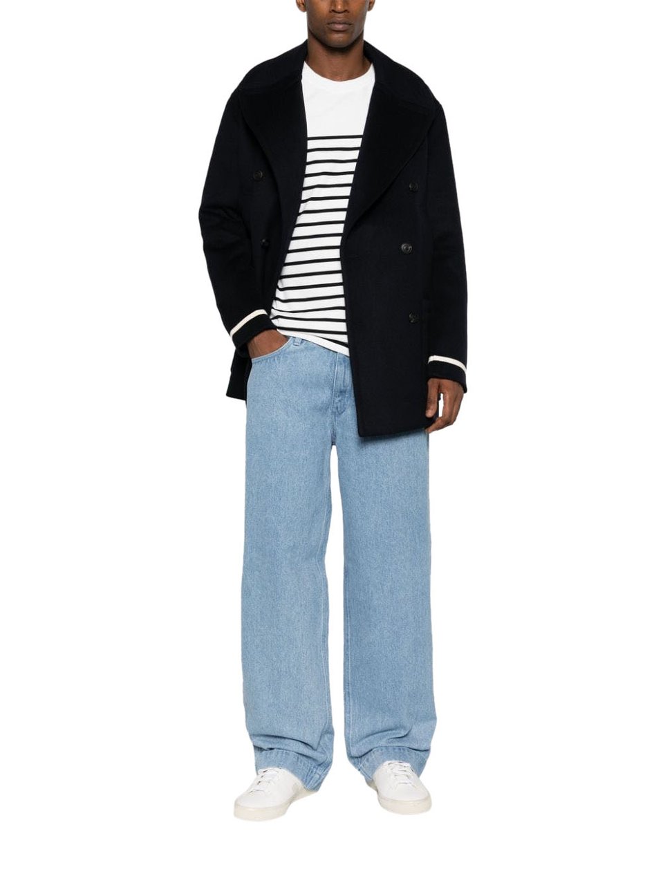 Armani coat blue Clearance