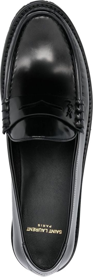Saint Laurent Flat Shoes Black Zwart