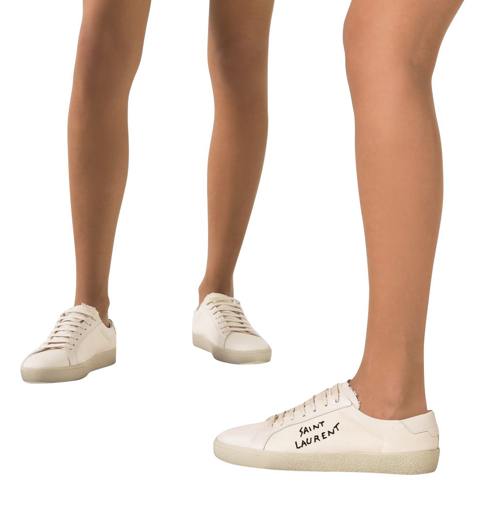 Saint Laurent Sneakers White Wit