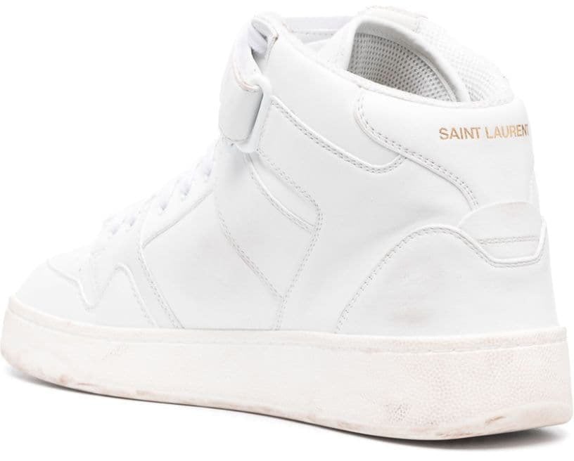 Saint Laurent Saint Laurent White leather Lax sneakers Wit