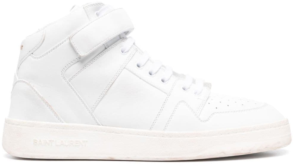 Saint Laurent Saint Laurent White leather Lax sneakers Wit