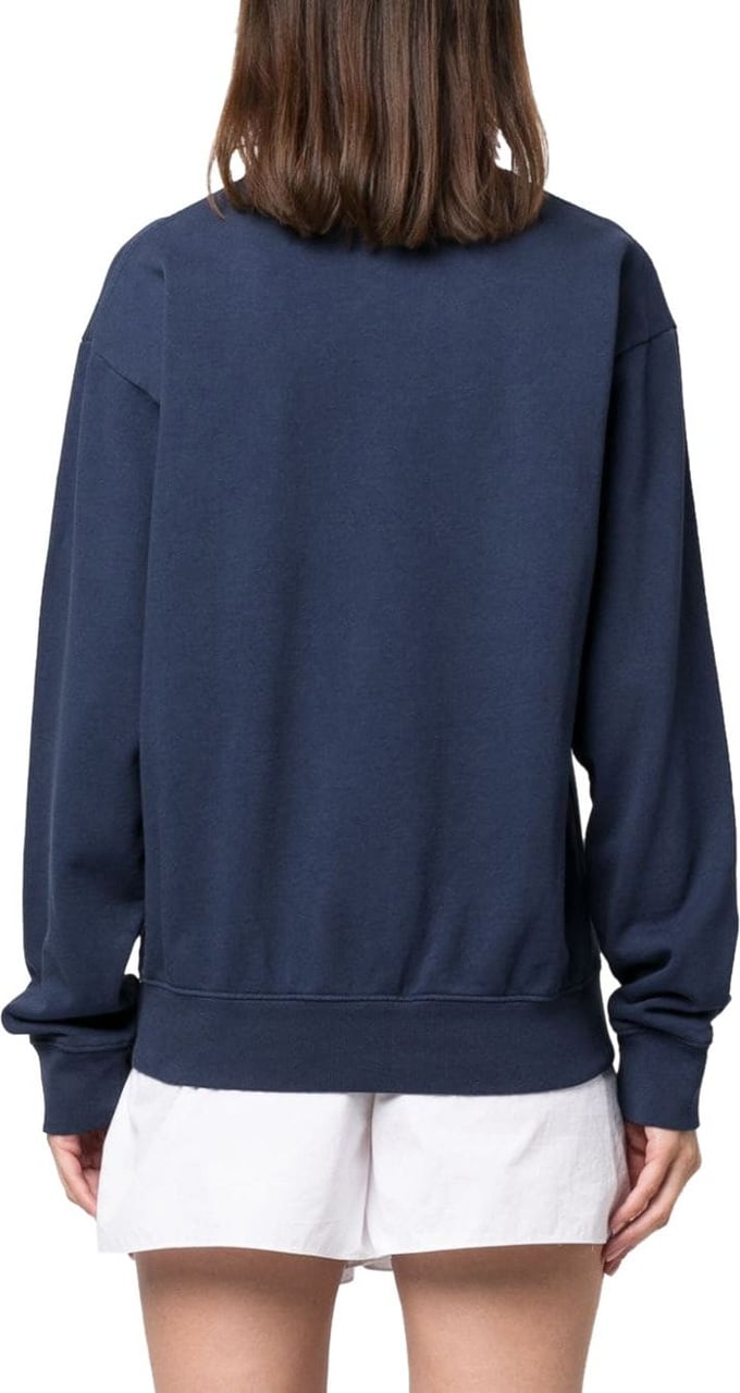 Sporty & Rich Main Sweaters Blue Blauw