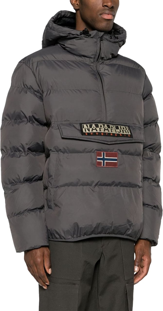 Napapijri Coats Gray Grijs