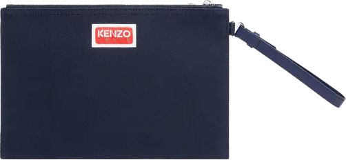 Kenzo Large Clutch Blauw
