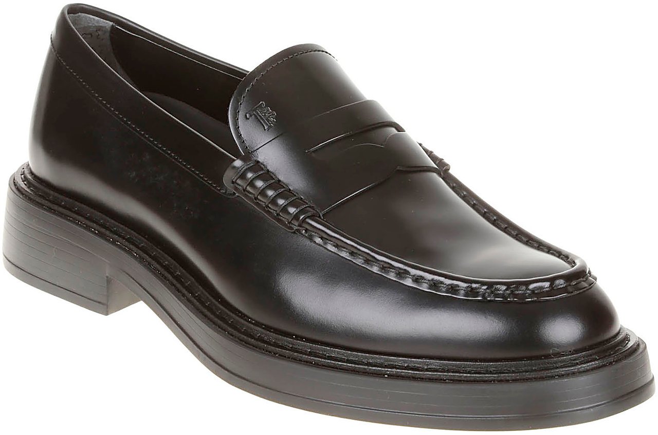 Tod's Mocassino in Pelle Zwart