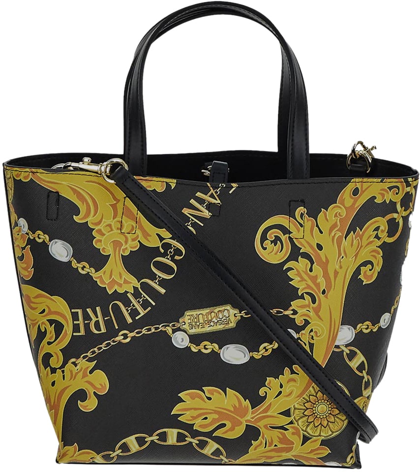 Versace Jeans Couture Reversible Shopping Bag Zwart