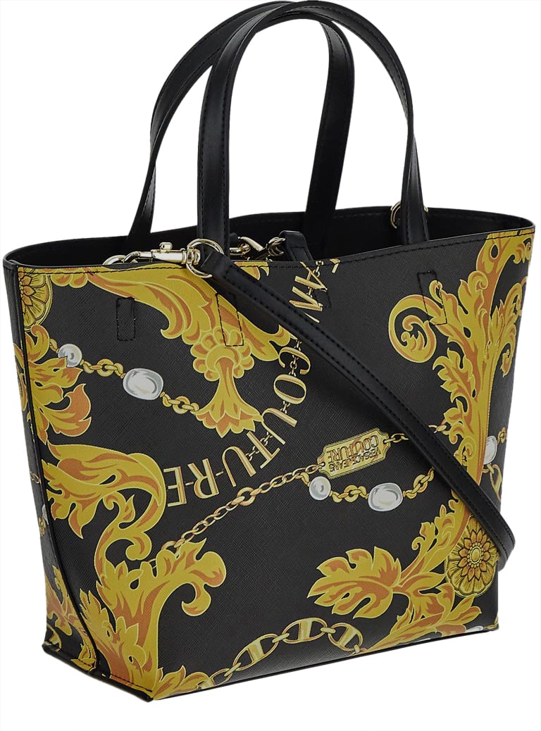 Versace Jeans Couture Reversible Shopping Bag Zwart