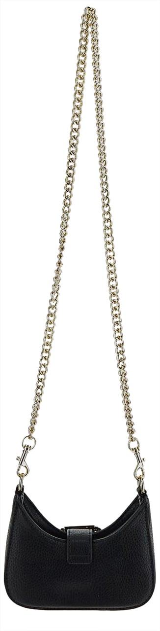 Versace Jeans Couture Baroque Buckle Mini Bag Zwart