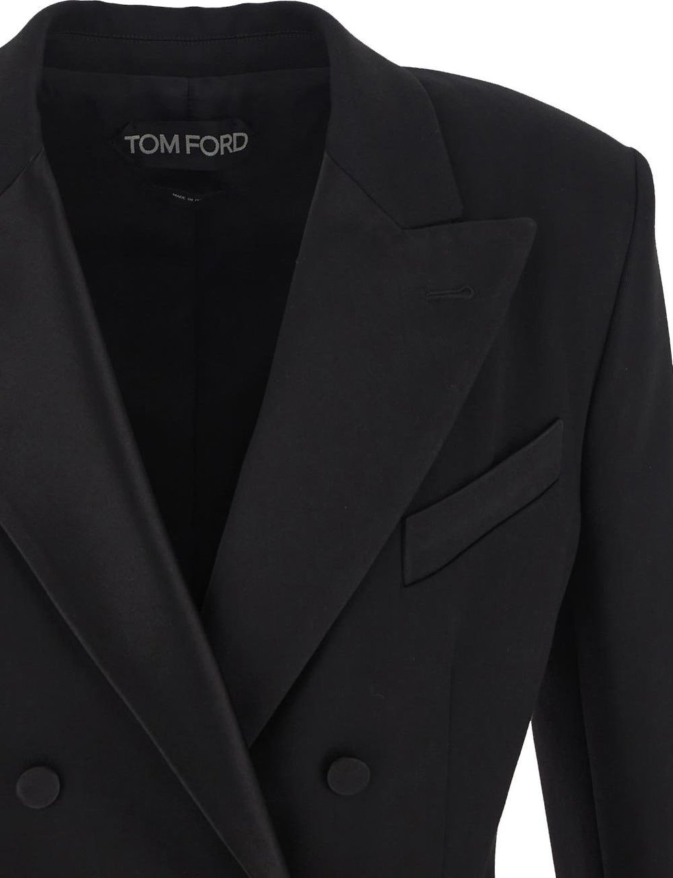 Tom Ford Double-Breast Wool Jacket Zwart
