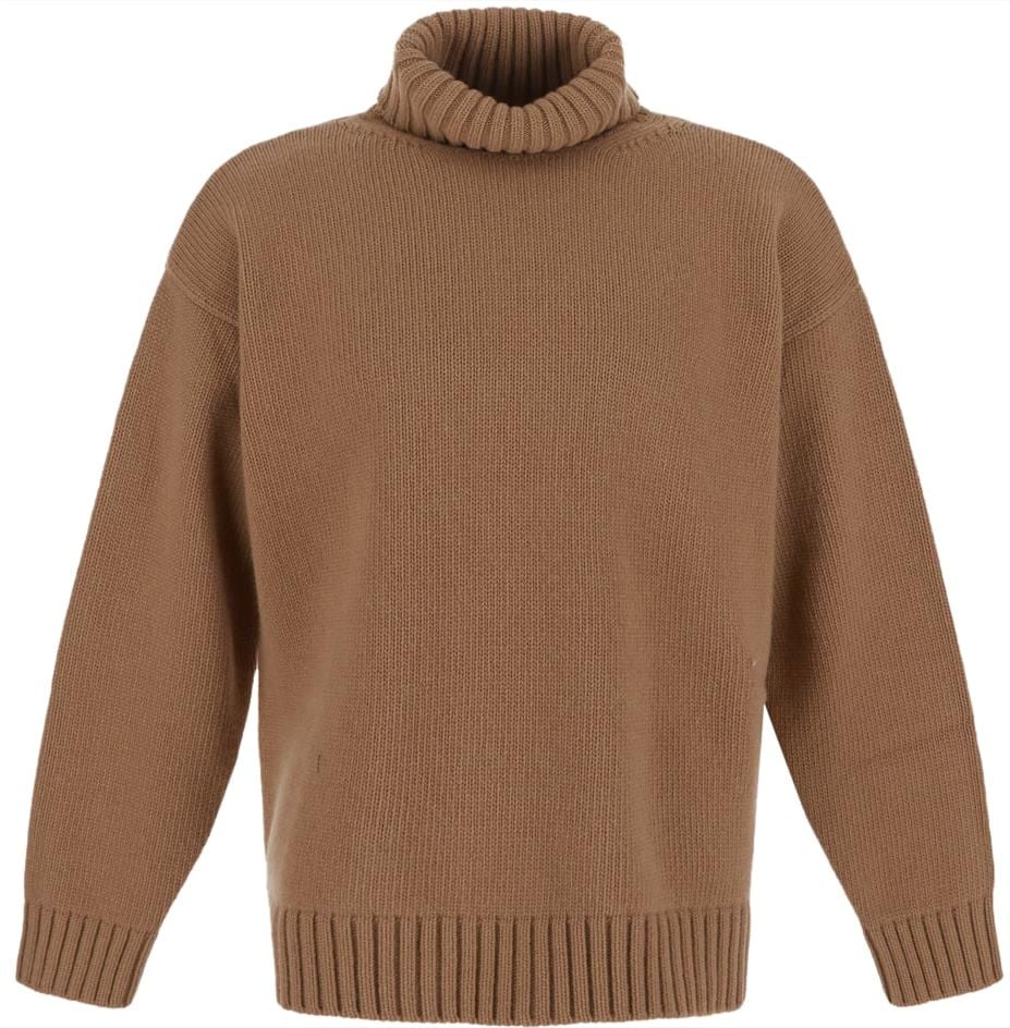 Dolce & Gabbana Turtleneck Knit Sweater Bruin