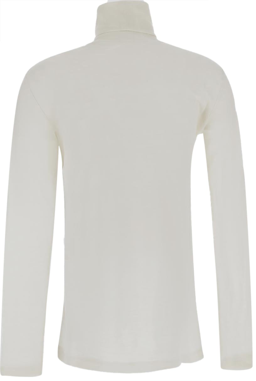 Jil Sander Long Sleeves T-shirt Wit
