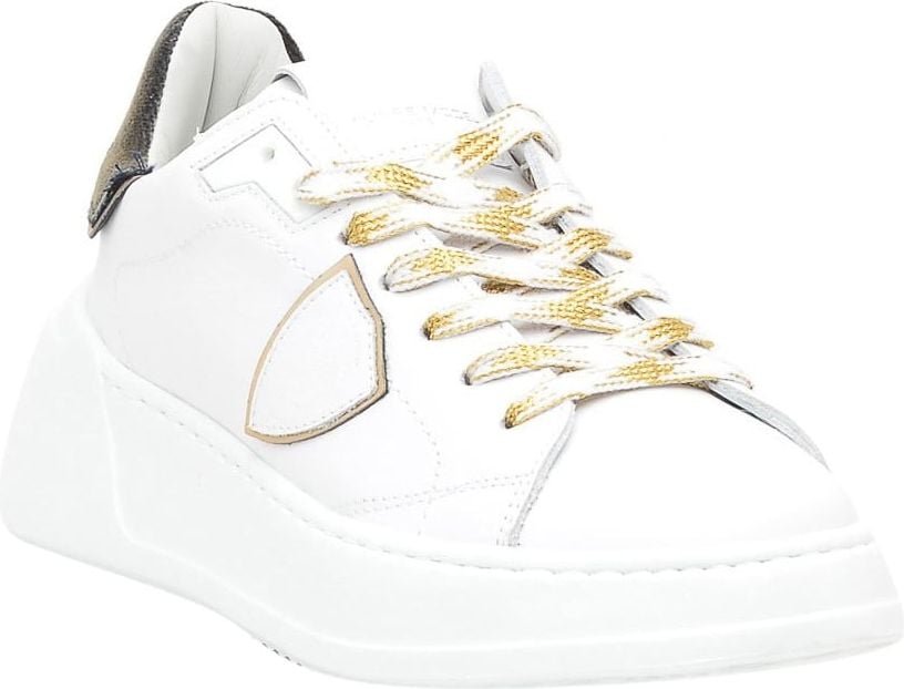 Philippe Model Sneakers Philippe Model Temple In Pelle Bianco Wit
