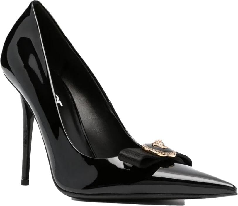 Versace With Heel Black Zwart