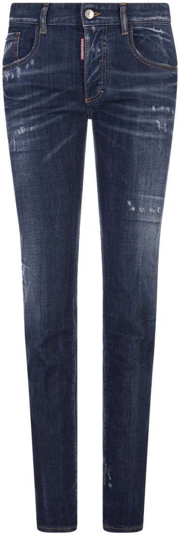 Dsquared2 24/7 Dark Blue Jeans Blue Blauw