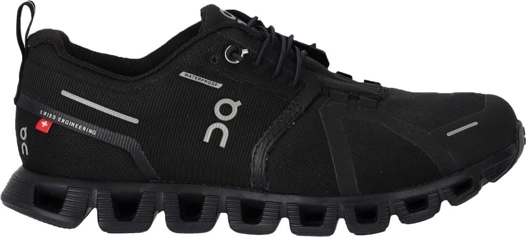 ON Cloud 5 Waterproof Black Wmn Sneaker Black Zwart