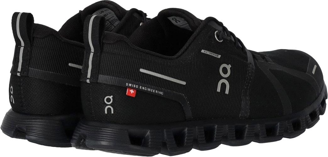 ON Cloud 5 Waterproof Black Wmn Sneaker Black Zwart