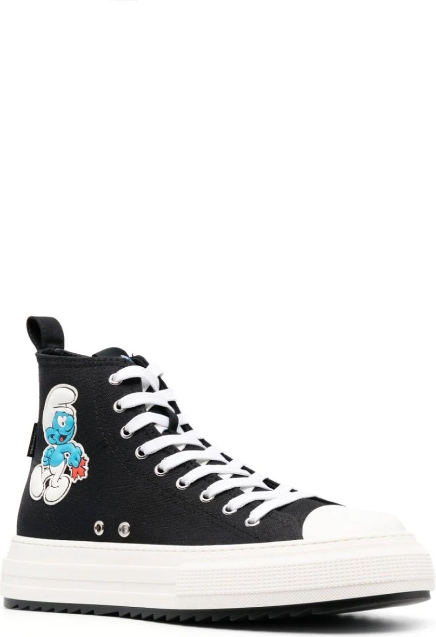 Dsquared2 Smurfs Handy High-top Sneakers Zwart