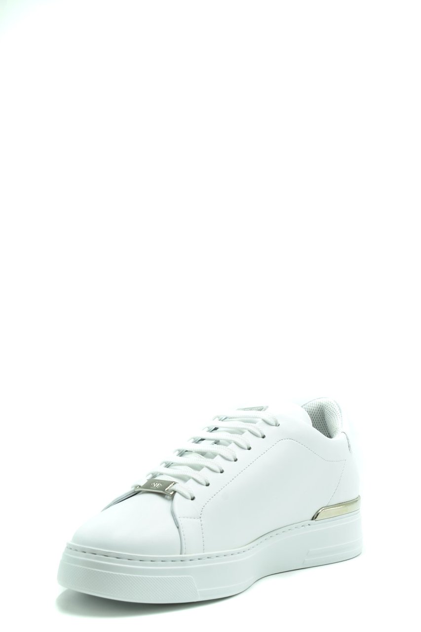 Philipp Plein Hexagon Low Top Sneakers White Wit