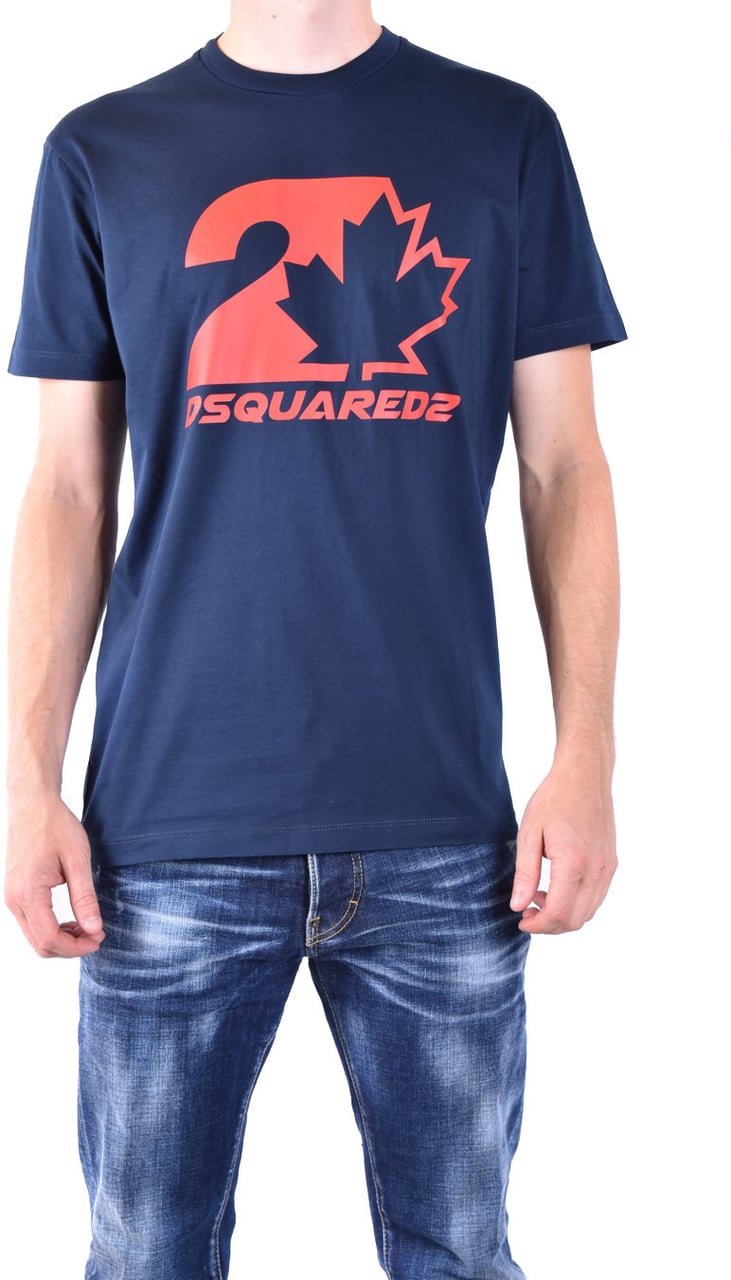 Dsquared2 Logo Graphic T-Shirt Blauw