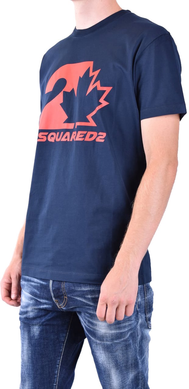 Dsquared2 Logo Graphic T-Shirt Blauw