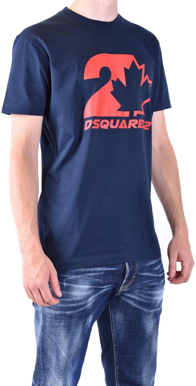 Dsquared2 Logo Graphic T-Shirt Blauw
