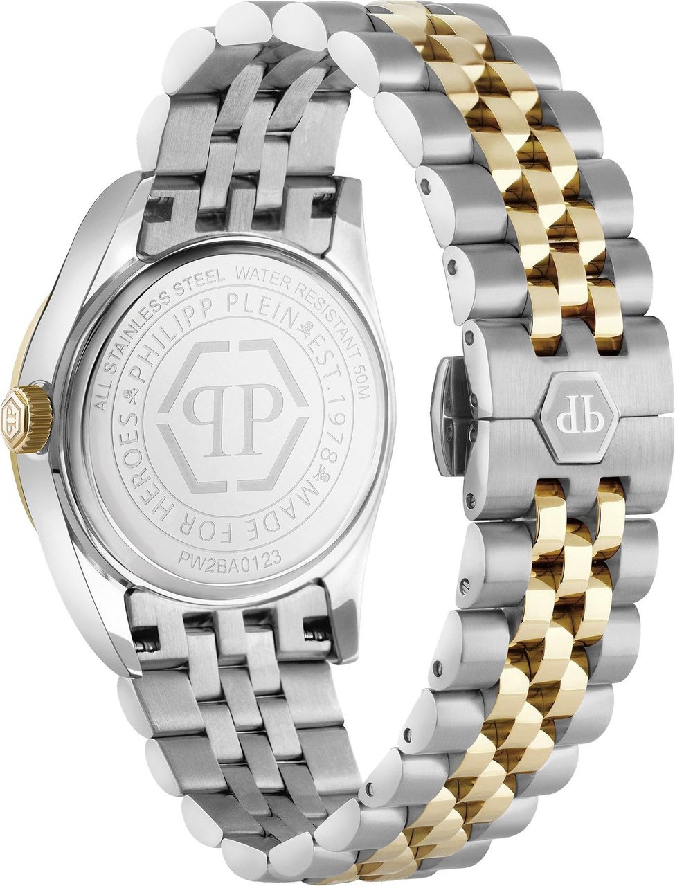 Philipp Plein PW2BA0123 Date Superlative horloge Wit