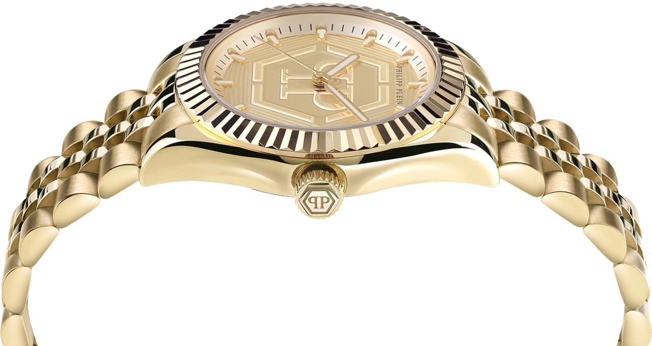 Philipp Plein PW2BA0523 Date Superlative horloge Goud