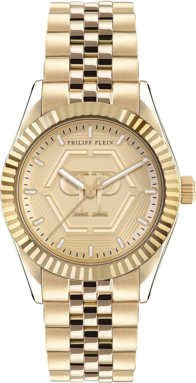 Philipp Plein PW2BA0523 Date Superlative horloge Goud