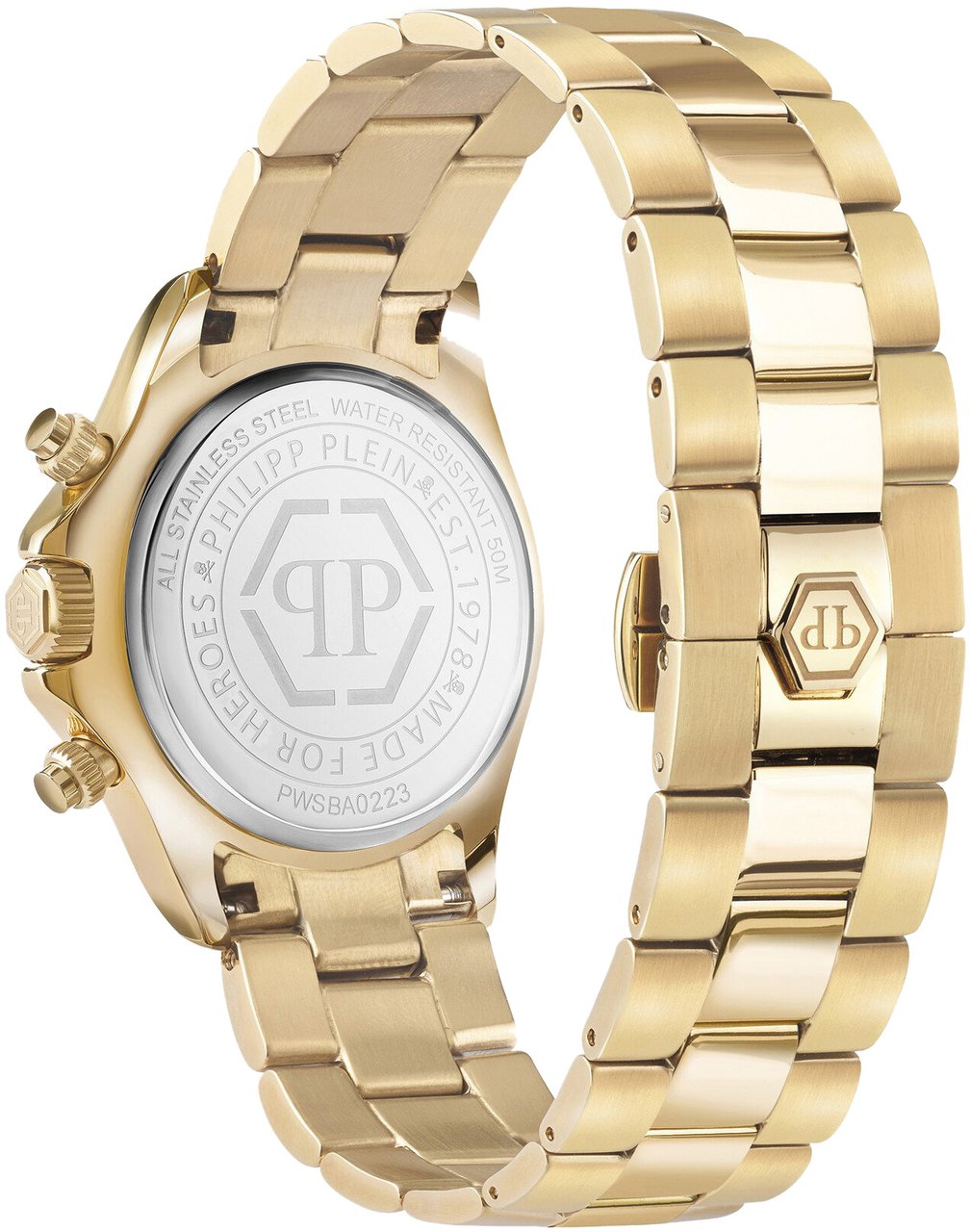 Philipp Plein PWSBA0223 Nobile Lady horloge 38 mm Goud