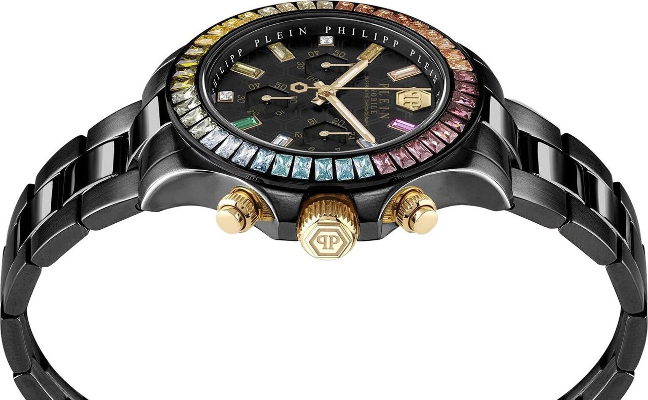 Philipp Plein PWSBA0623 Nobile Lady horloge 38 mm Zwart