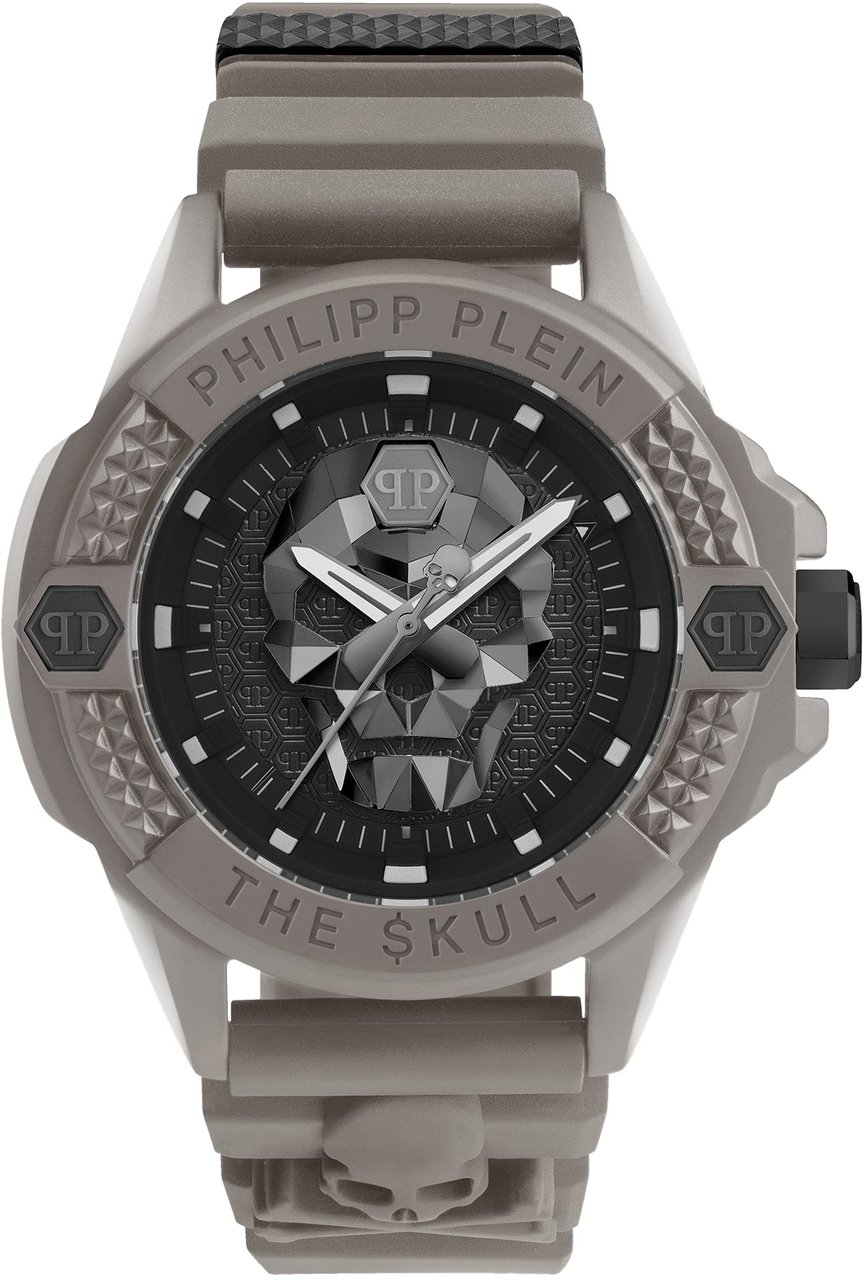 Philipp Plein PWUBA0323 The $kull Ecoceramic horloge Zwart