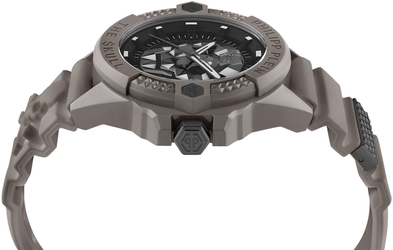 Philipp Plein PWUBA0323 The $kull Ecoceramic horloge Zwart