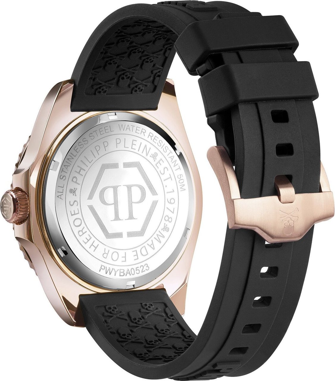 Philipp Plein PWYBA0523 GMT-I Challenger horloge Zwart