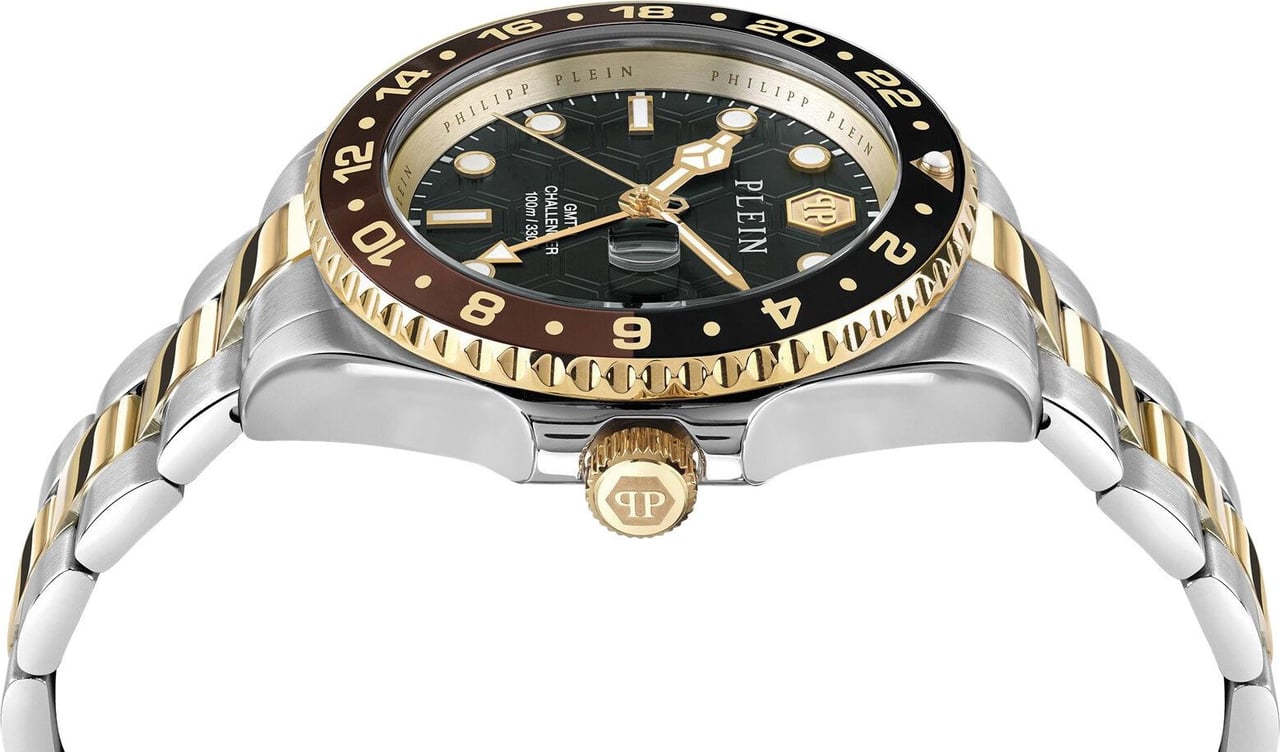 Philipp Plein PWYBA0323 GMT-I Challenger horloge Zwart