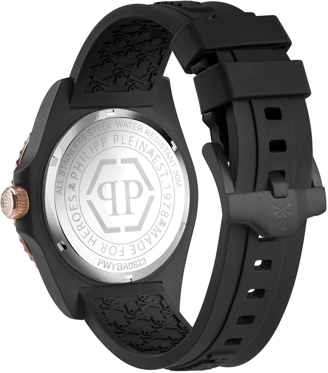 Philipp Plein PWYBA0823 GMT-I Challenger horloge Zwart