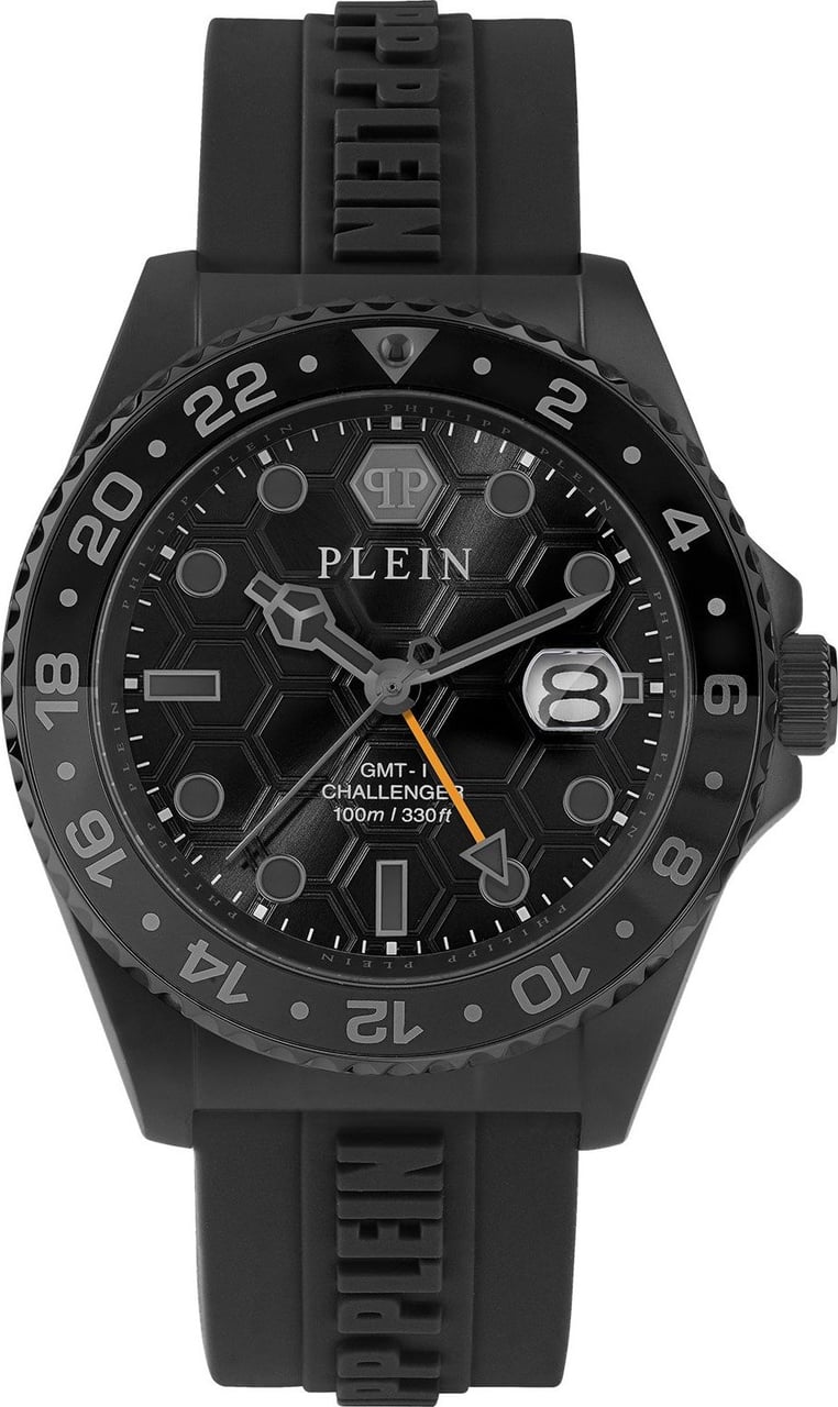 Philipp Plein PWYBA1023 GMT-I Challenger horloge Zwart