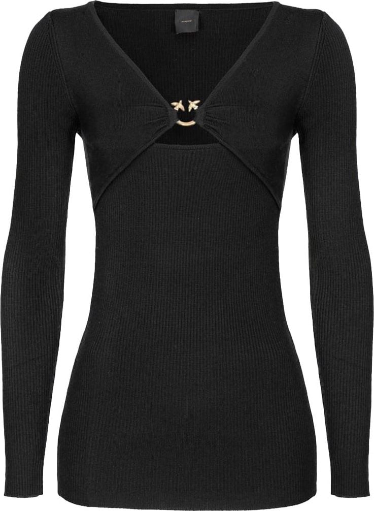 Pinko Sweaters Black Zwart