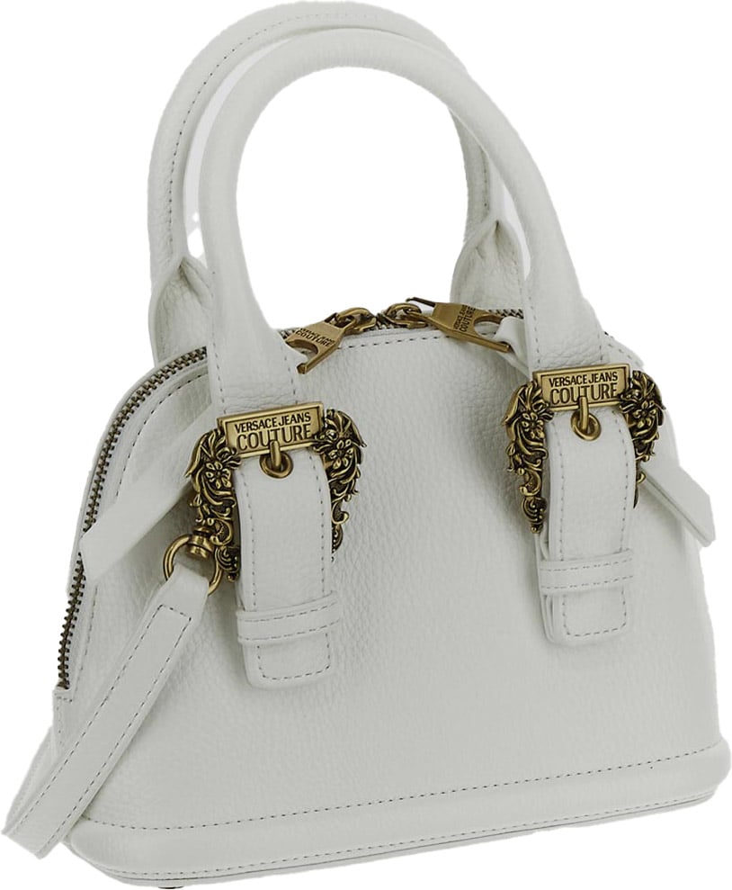 Versace Jeans Couture Couture Buckles Bauletto Bag Wit