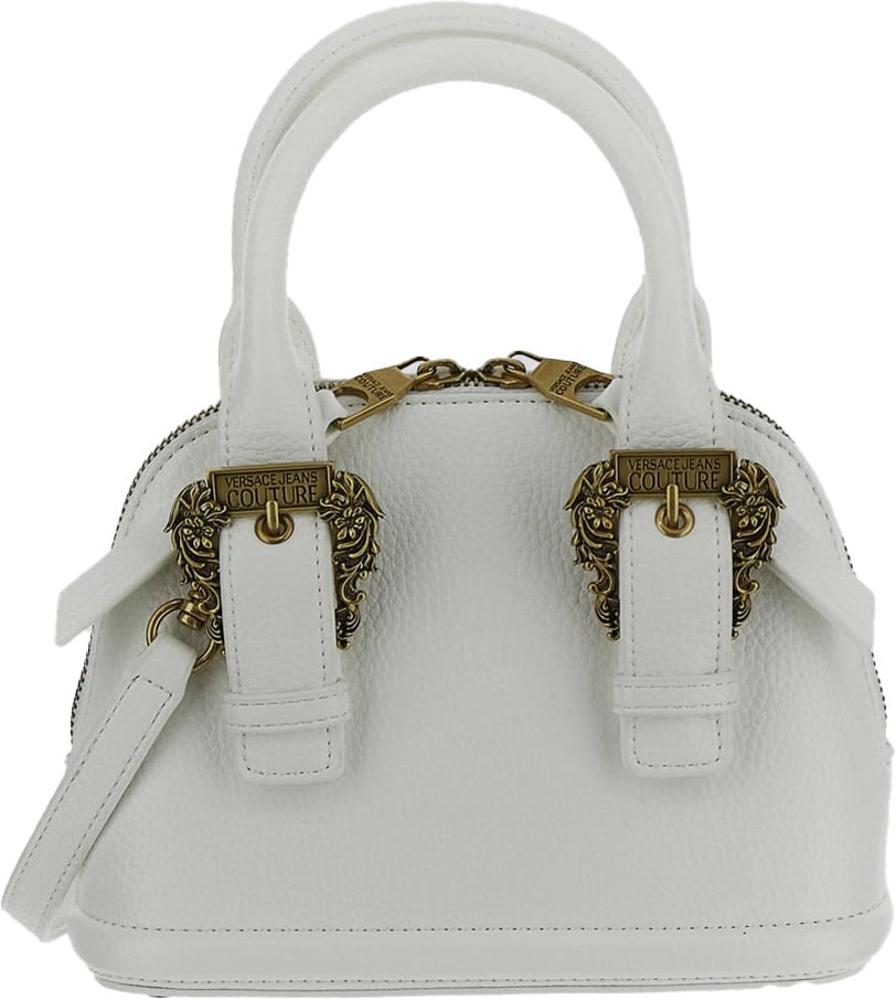 Versace Jeans Couture Couture Buckles Bauletto Bag Wit