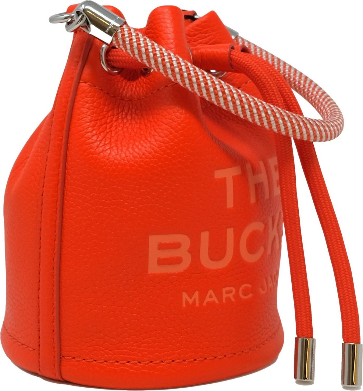 Marc Jacobs MARC JACOBS 2S3HCR058H03 846 ORANGE LEATHER THE MINI BUCKET BAG Oranje