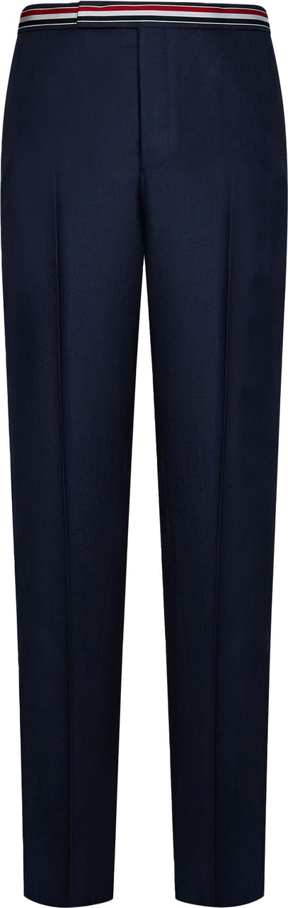Thom Browne Pantalone con Tricolore Blauw