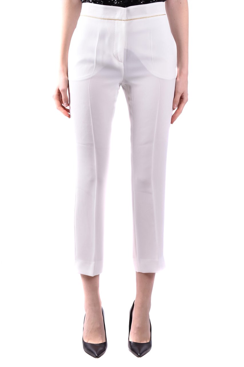 Max Mara Trousers White Wit