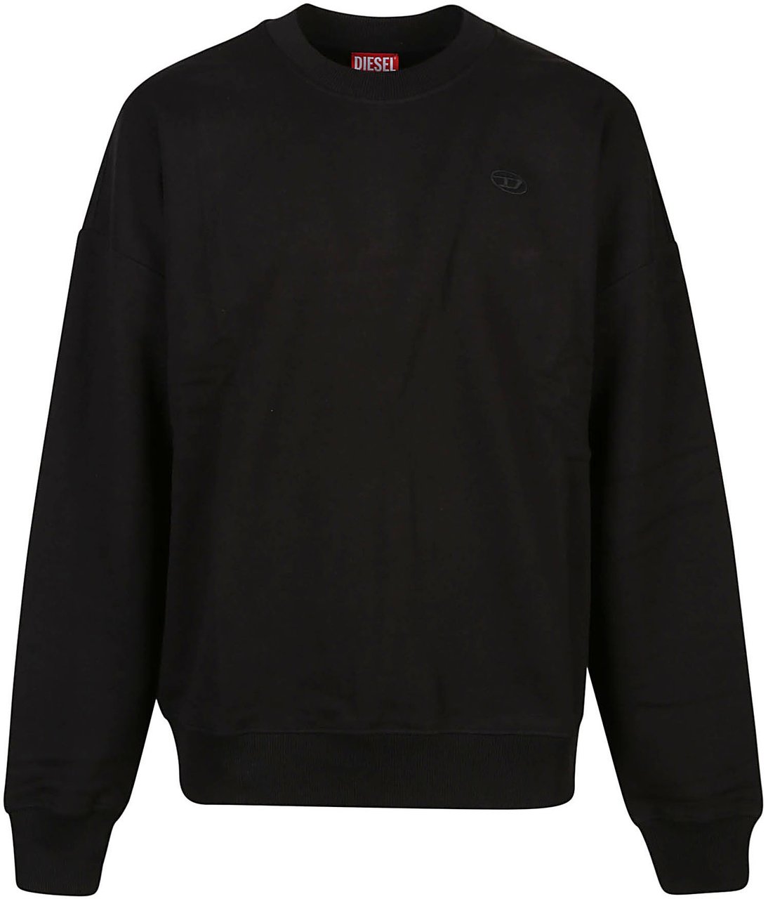 Diesel S-rob Megoval-d Sweatshirt Black Zwart