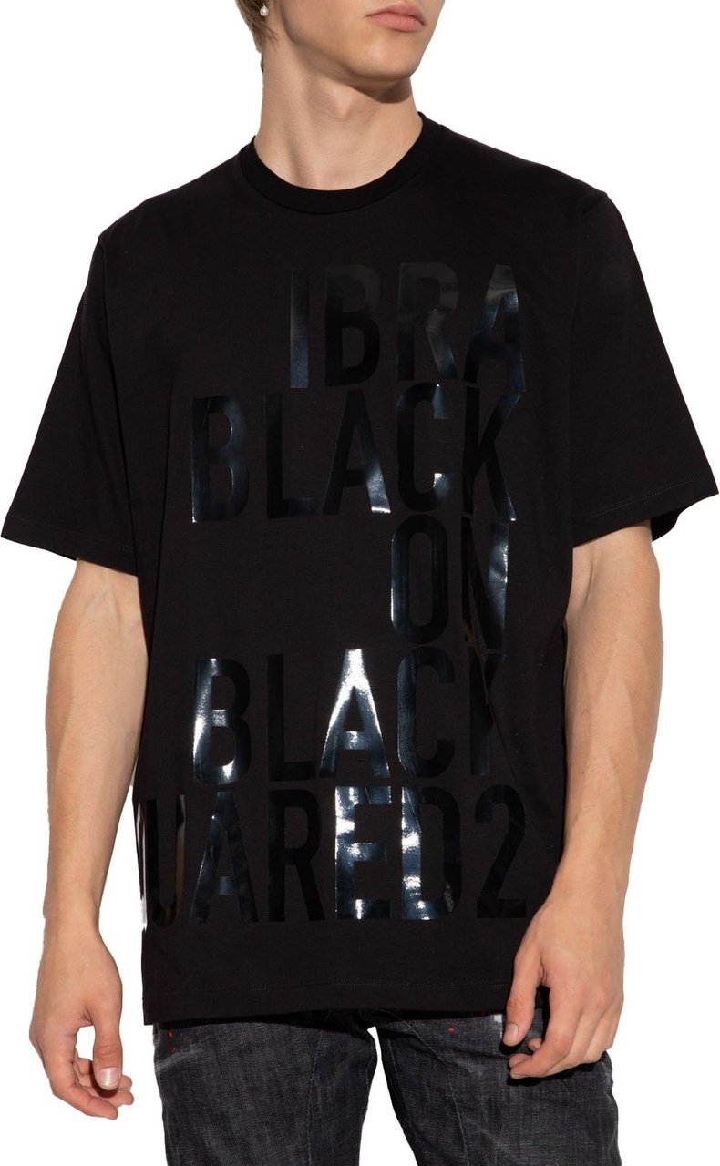 Dsquared2 T-shirt Black Zwart