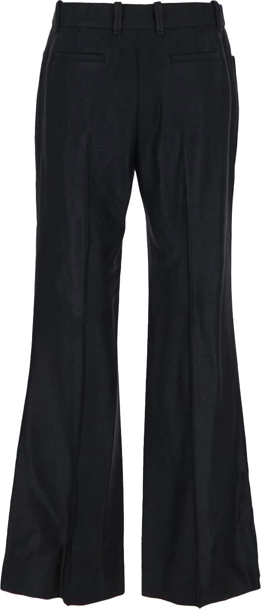 Chloé Silk Trousers Zwart