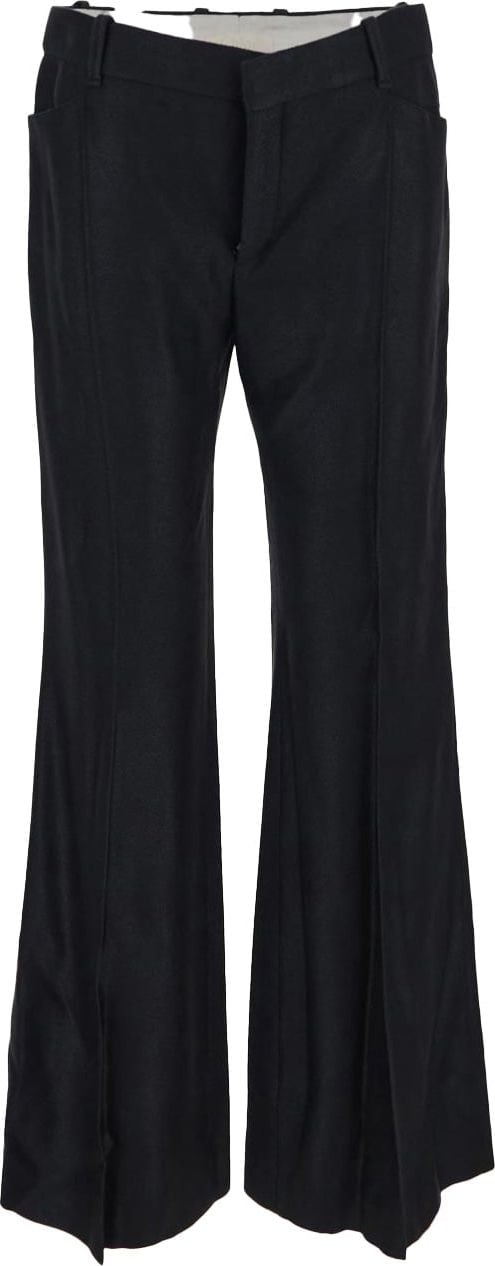 Chloé Silk Trousers Zwart